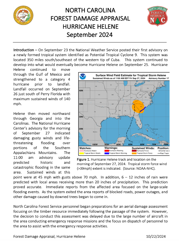 Forest Damage Overview